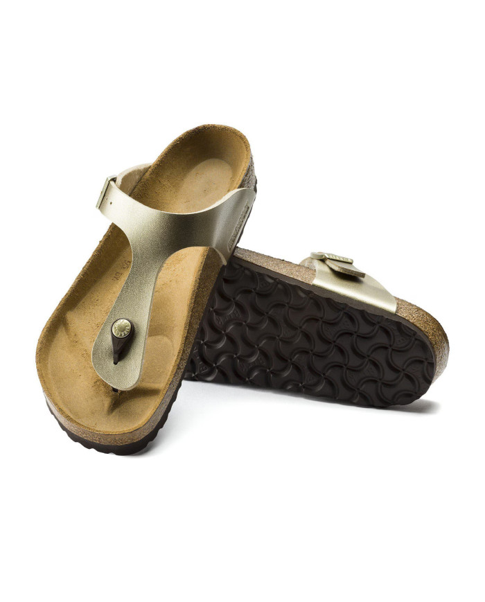 Buty damskie Birkenstock GIZEH BF 1016108 Złote - Sklep online Mastersport