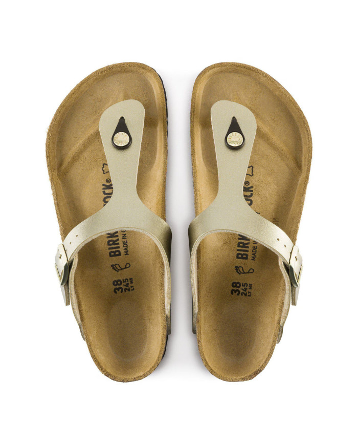 Buty damskie Birkenstock GIZEH BF 1016108 Złote - Sklep online Mastersport