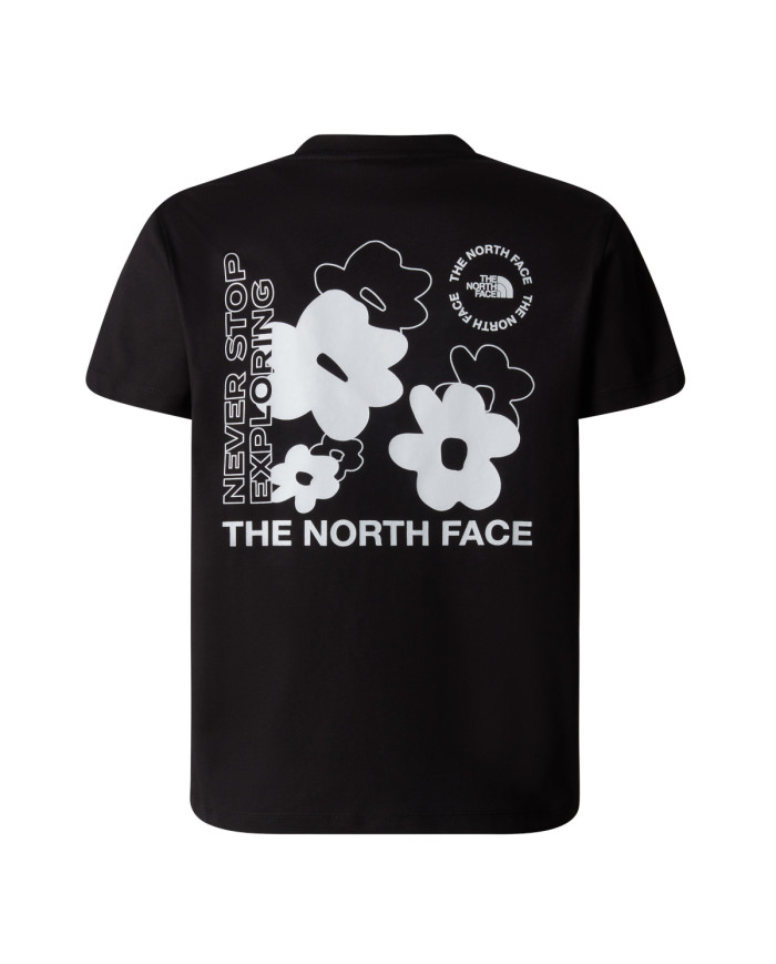 Koszulka The North Face G FLOWER GRAPHIC RELAXED NF0A89J6JK3 Czarna - Sklep online Mastersport