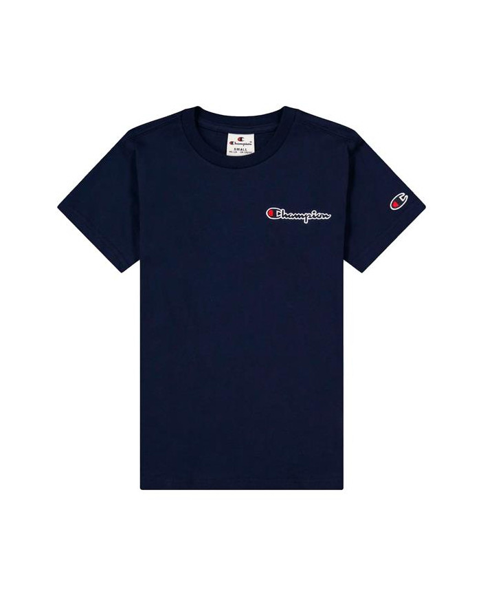 Koszulka dziecięca Champion CREWNECK T-SHIRT 305955BS538 Niebieska - Sklep online Mastersport