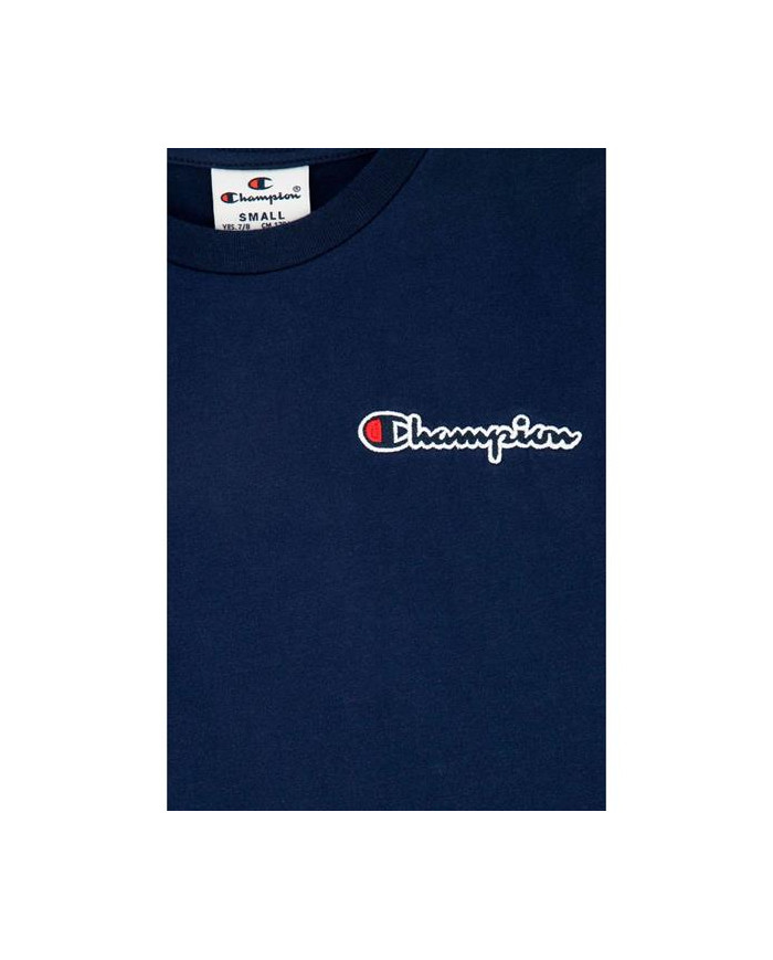 Koszulka dziecięca Champion CREWNECK T-SHIRT 305955BS538 Niebieska - Sklep online Mastersport