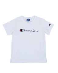 Koszulka dziecięca Champion CREWNECK T-SHIRT 404231WW001 Biała - Sklep online Mastersport