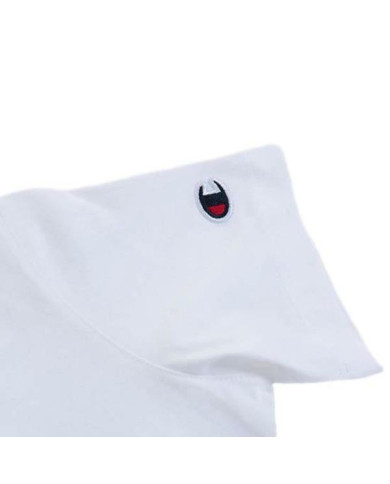 Koszulka dziecięca Champion CREWNECK T-SHIRT 404231WW001 Biała - Sklep online Mastersport