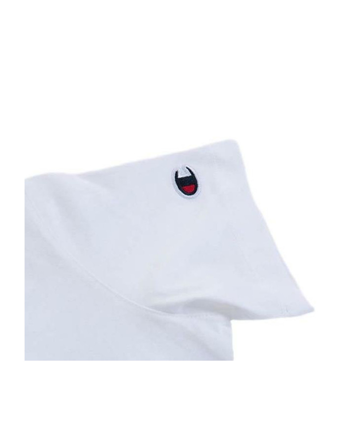 Koszulka dziecięca Champion CREWNECK T-SHIRT 404231WW001 Biała - Sklep online Mastersport