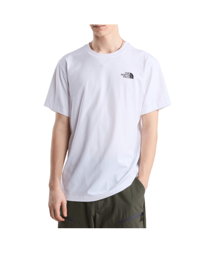 Koszulka męska The North Face M HALF DOME PHOTO REG S NF0A8GV0FN4 Biała - Sklep online Mastersport