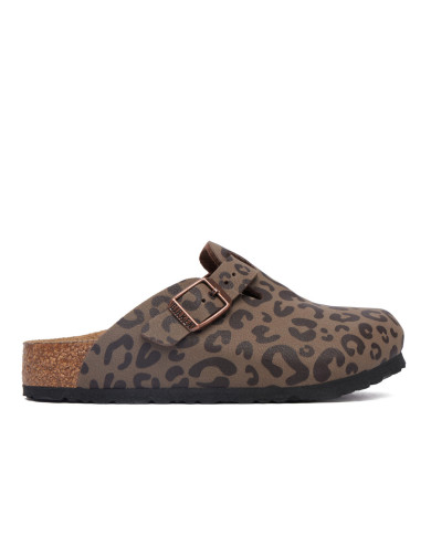 Klapki Birkenstock BOSTON 2.0 KIDS BIRKIBUC JUNIOR NARROW 1032553 Brązowe - Sklep online Mastersport
