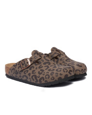 Klapki Birkenstock BOSTON 2.0 KIDS BIRKIBUC JUNIOR NARROW 1032553 Brązowe - Sklep online Mastersport