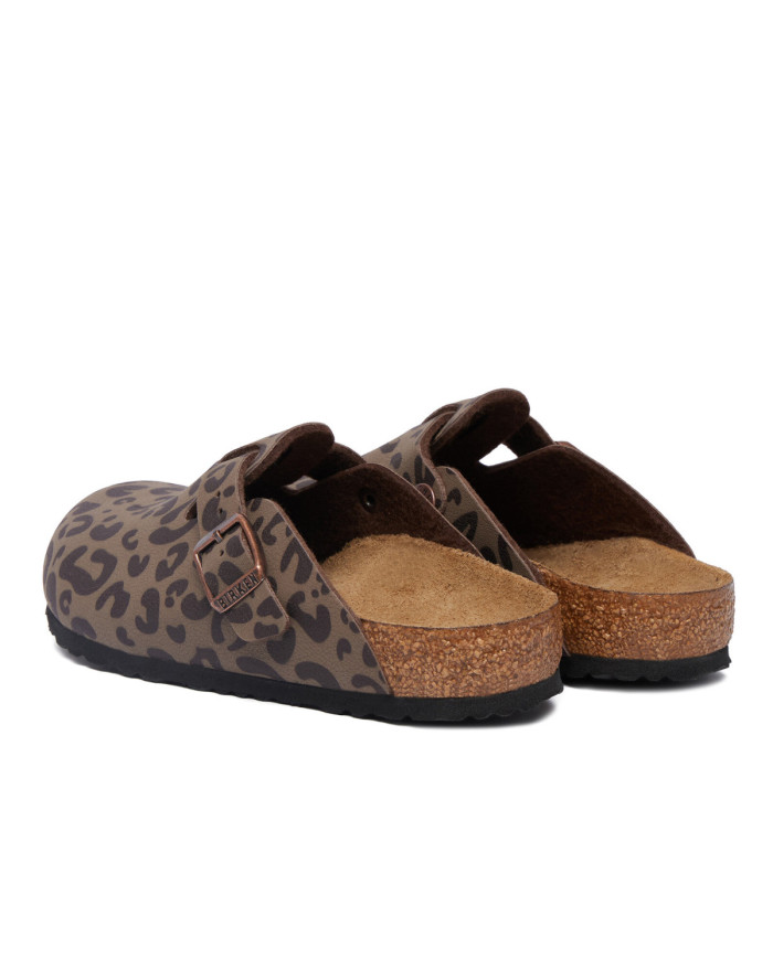 Klapki Birkenstock BOSTON 2.0 KIDS BIRKIBUC JUNIOR NARROW 1032553 Brązowe - Sklep online Mastersport