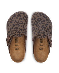 Klapki Birkenstock BOSTON 2.0 KIDS BIRKIBUC JUNIOR NARROW 1032553 Brązowe - Sklep online Mastersport