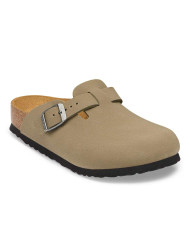 Klapki Birkenstock BOSTON KIDS BIRKIBUC JUNIOR NARROW 1032739 Zielone - Sklep online Mastersport