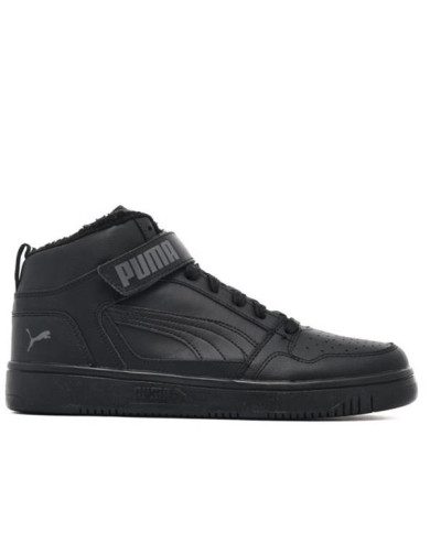 Buty męskie Puma REBOUND MID STRAP WTR 38637601 Czarne - Sklep online Mastersport