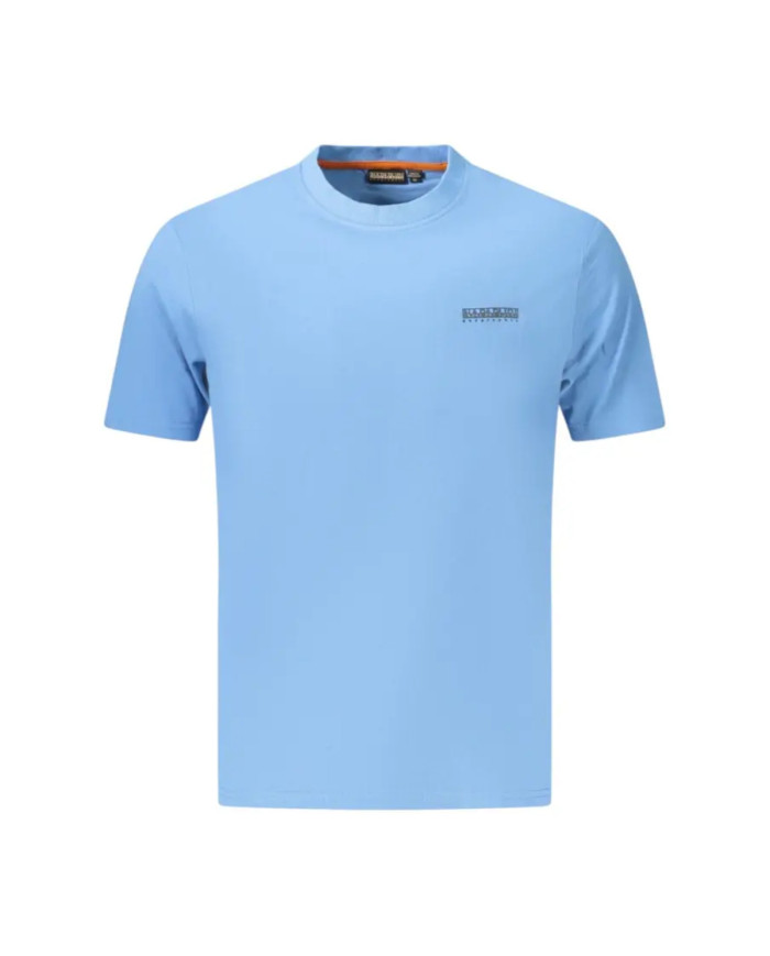 Koszulka męska Napapijri S-SMALL BOX SS BLUE JASPER NP0A88TRB9A Niebieska - Sklep online Mastersport