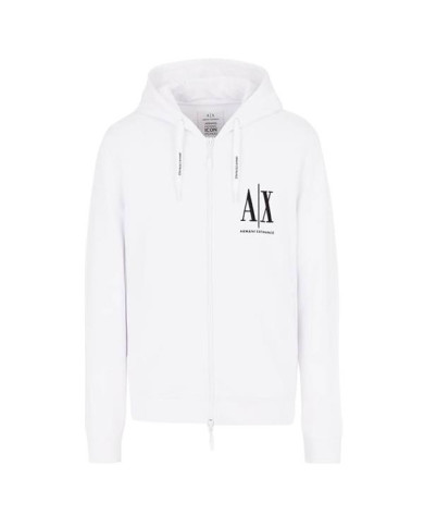 Bluza męska Armani Exchange FELPA 8NZMPP-ZJ1ZZ-1100 Biała - Sklep online Mastersport
