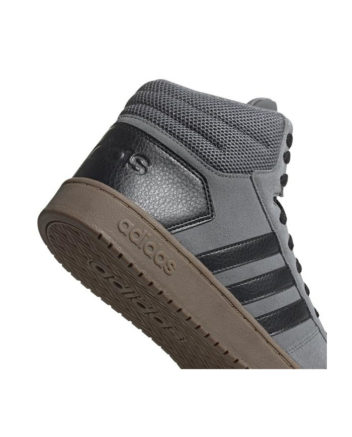 Buty męskie adidas Core HOOPS 2.0 MID EE7367 Szare - Sklep online Mastersport