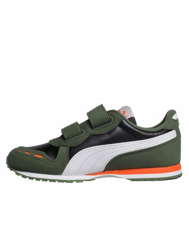 Buty dziecięce Puma CABANA RACER SL V PS 36073287 Zielone - Sklep online Mastersport
