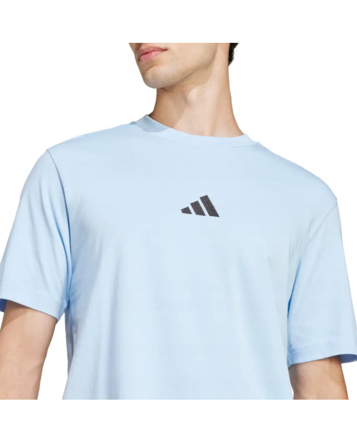 Koszulka męska adidas Performance M SL SJ TEE JF1101 Niebieska - Sklep online Mastersport