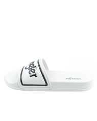 Klapki męskie Wrangler AVERELL SLIDER MEN LOW 20261059.1FG Białe - Sklep online Mastersport