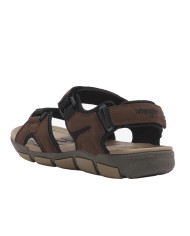 Sandały męskie Wrangler BUSTER SANDAL MEN LOW 20261063.IKU Brązowe - Sklep online Mastersport