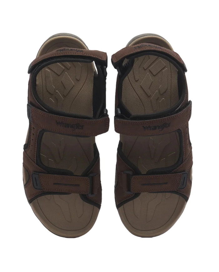 Sandały męskie Wrangler BUSTER SANDAL MEN LOW 20261063.IKU Brązowe - Sklep online Mastersport