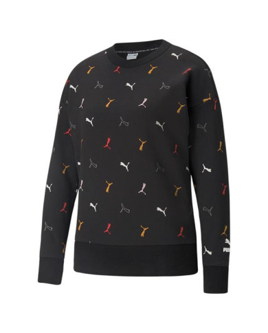 Bluza damska Puma CLASSICS GRAPHICS AOP 53162901 Czarna - Sklep online Mastersport