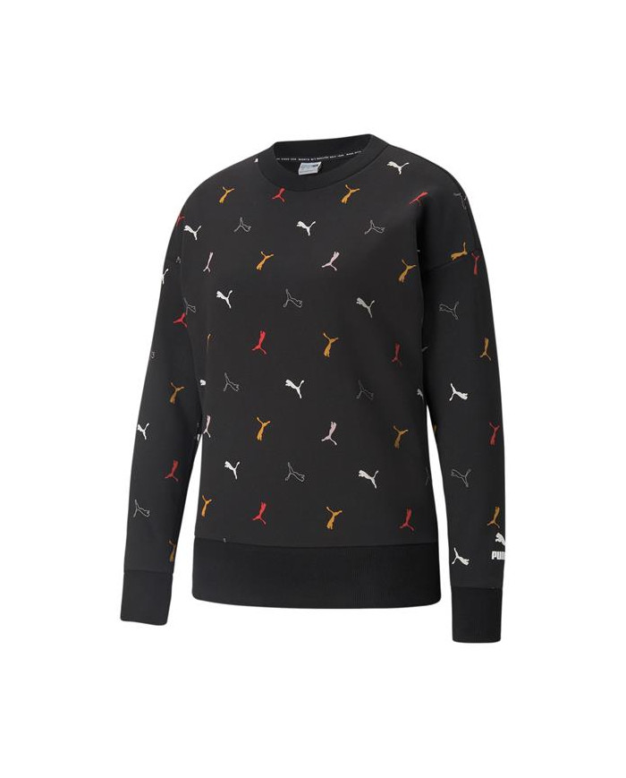 Bluza damska Puma CLASSICS GRAPHICS AOP 53162901 Czarna - Sklep online Mastersport