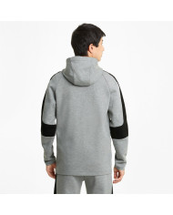 Bluza męska Puma EVOSTRIPE CORE FZ HOODIE 58581203 Szara - Sklep online Mastersport