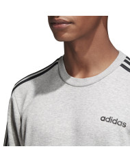 Bluza męska adidas Core E 3S CREW FT DU0486 Szara - Sklep online Mastersport