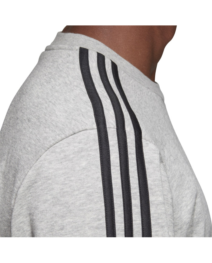 Bluza męska adidas Core E 3S CREW FT DU0486 Szara - Sklep online Mastersport