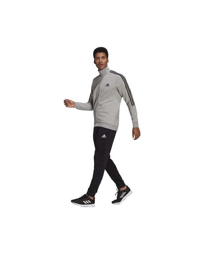 Dres męski adidas Performance M 3S FT TT TS GK9975 Szary - Sklep online Mastersport