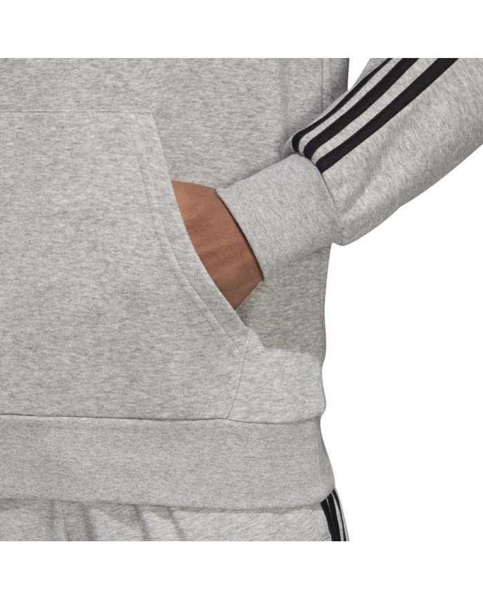 Bluza męska adidas Performance E 3S PO FT DQ3091 Szara - Sklep online Mastersport