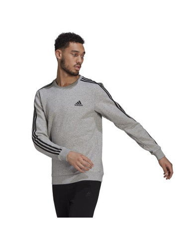 Bluza męska adidas Performance M 3S FL SWT GK9110 Szara - Sklep online Mastersport