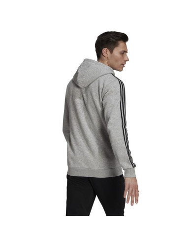 Bluza męska adidas Performance M 3S FL FZ HD HB0041 Szara - Sklep online Mastersport