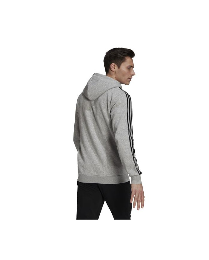 Bluza męska adidas Performance M 3S FL FZ HD HB0041 Szara - Sklep online Mastersport
