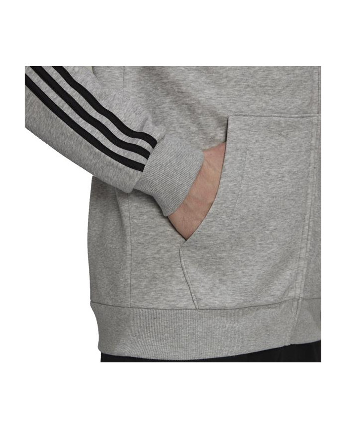Bluza męska adidas Performance M 3S FL FZ HD HB0041 Szara - Sklep online Mastersport