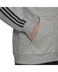 Bluza męska adidas Performance M 3S FL FZ HD HB0041 Szara - Sklep online Mastersport