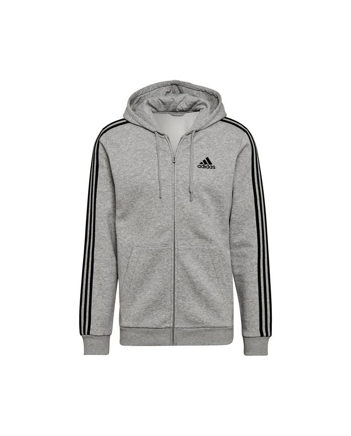 Bluza męska adidas Performance M 3S FL FZ HD HB0041 Szara - Sklep online Mastersport