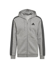 Bluza męska adidas Performance M 3S FL FZ HD HB0041 Szara - Sklep online Mastersport