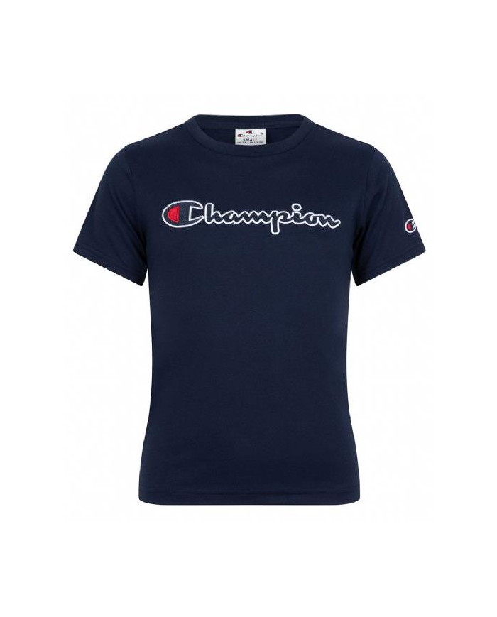 Koszulka dziecięca Champion CREWNECK T-SHIRT 305954BS538 Niebieska - Sklep online Mastersport