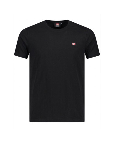 Koszulka męska Norway MAN T-SHIRT 836010BLAC Czarna - Sklep online Mastersport