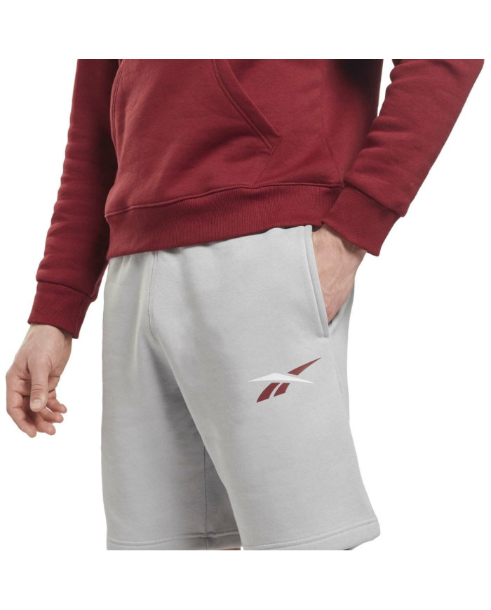 Szorty męskie Reebok TE VECTOR FLEECE SH HI0586 Szare - Sklep online Mastersport