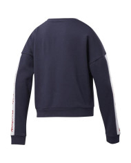 Bluza damska Reebok LINEAR LOGO CREW EK1355 Niebieska - Sklep online Mastersport