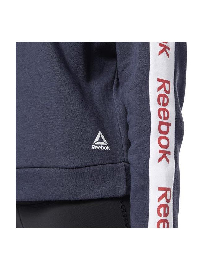 Bluza damska Reebok LINEAR LOGO CREW EK1355 Niebieska - Sklep online Mastersport