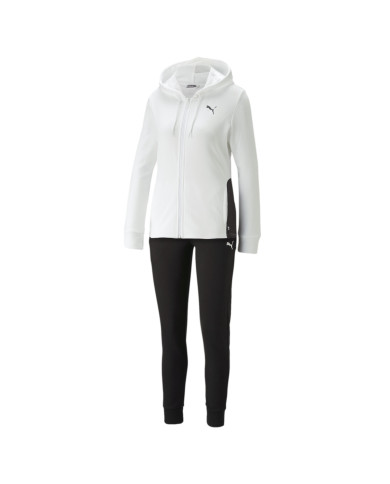 Dres damski Puma CLASSIC HOODED TRACKSUIT 67369902 Biały - Sklep online Mastersport