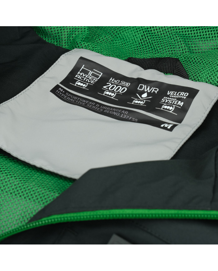 Kurtka męska Monotox DILLON VS BLACK GREEN MX23128 Czarna - Sklep online Mastersport
