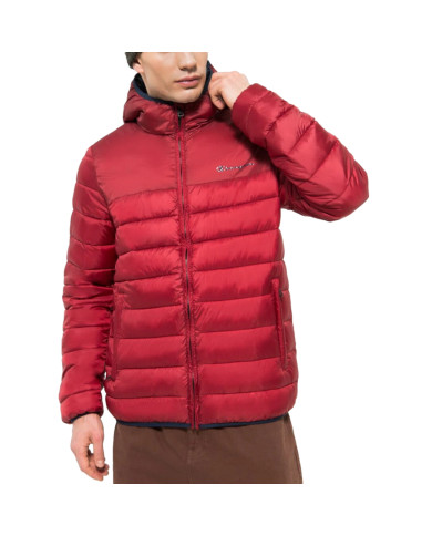 Kurtka męska Champion HOODED JACKET 218073RS506 Czerwona - Sklep online Mastersport
