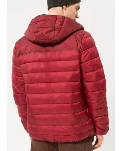 Kurtka męska Champion HOODED JACKET 218073RS506 Czerwona - Sklep online Mastersport