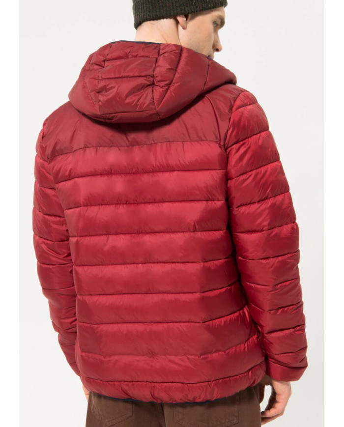 Kurtka męska Champion HOODED JACKET 218073RS506 Czerwona - Sklep online Mastersport