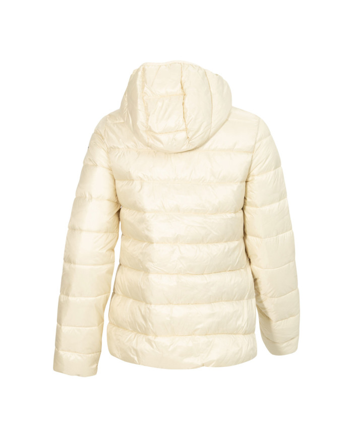 Kurtka damska Champion HOODED POLYFILLED JACKET 115750YS014 Beżowa - Sklep online Mastersport