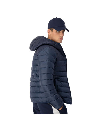 Kurtka męska Champion HOODED JACKET 218073BS501 Niebieska - Sklep online Mastersport