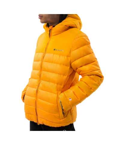 Kurtka męska Champion HOODED JACKET 218073YS113 Żółta - Sklep online Mastersport